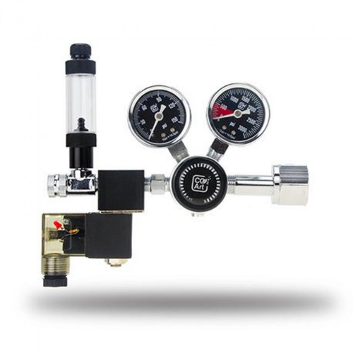 Visuel 1 du produit Régulateur CO2 aquarium double étape avec solénoïde intégré - CO2ART Série PRO-SE