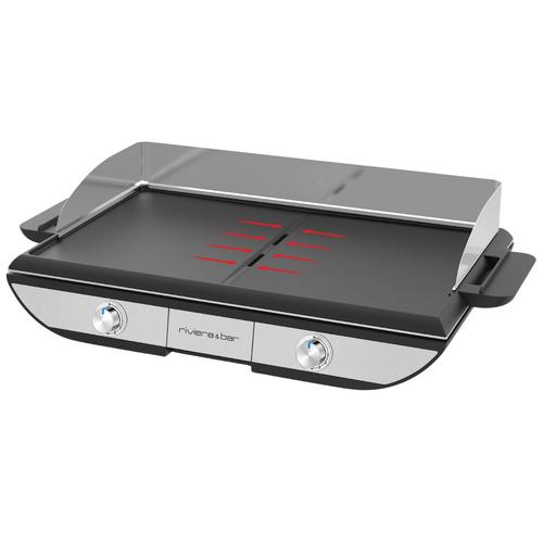 Visuel 4 du produit Plancha amovible 2300 W Riviera & Bar® QPL665 - 50 x 30 cm