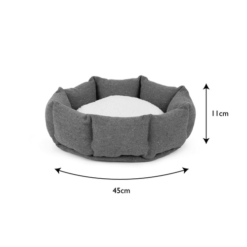 Visuel 5 du produit Corbeille pour chat en tissu beige Scruffs Eco Eden - 45 cm