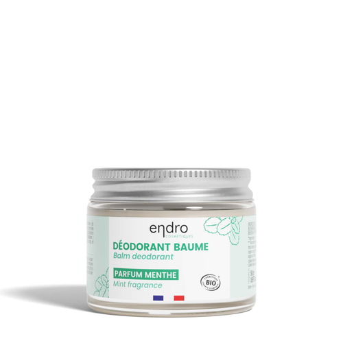 Visuel 1 du produit Déodorant baume bio à la menthe en pot de verre Endro - 50 g