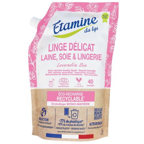 Visuel 1 du produit Lessive liquide linge délicat au lavandin bio Etamine du Lys - 1 L