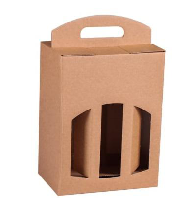 Visuel 1 du produit Valisette Atlanta en carton kraft, certifiée FSC® Cav Service - 24 x 18 x 12 cm