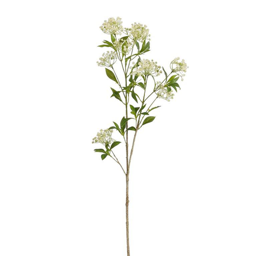 Visuel 1 du produit Tige de gypsophile artificiel crème en plastique recyclé - 106 cm