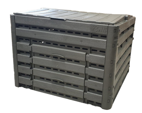 Visuel 1 du produit Composteur coloris taupe Compost’wood 400 L - 80 x 80 x 60 cm