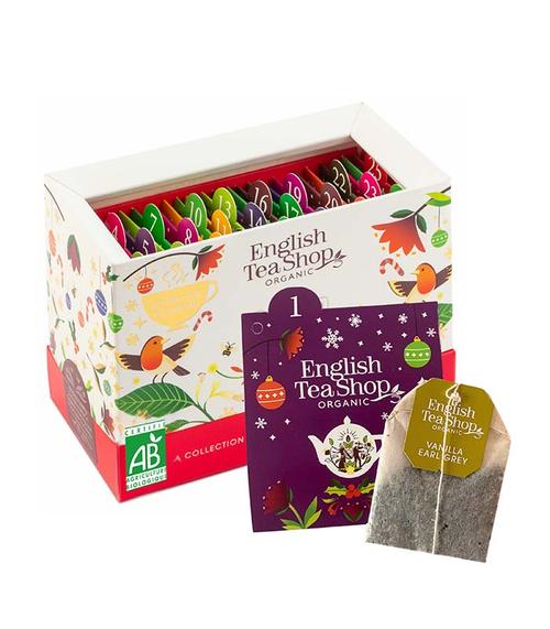 Visuel 2 du produit Calendrier de l'Avent à Cartes Bio 25 sachets Englishtea - 45 g
