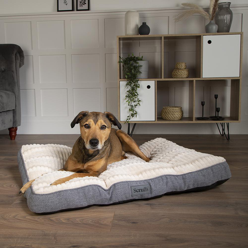 Visuel 4 du produit Couchage pour chien coloris gris coussin Scruffs Ellen - Taille M 82 x 58 cm