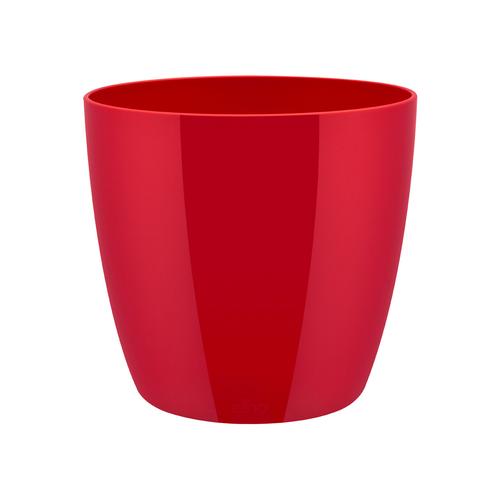 Visuel 2 du produit Cache-pot en plastique coloris lovely rouge Elho Brussels Diamond R14 - Ø 14 cm