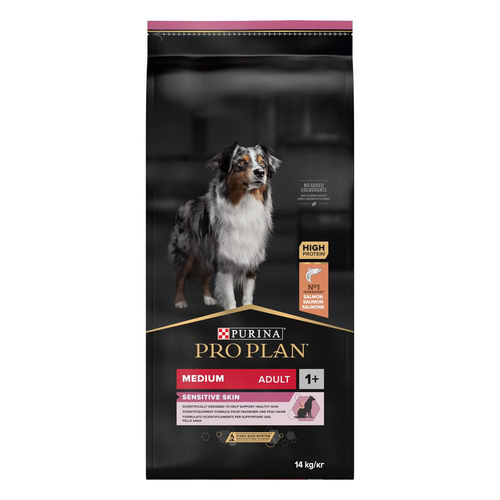 Visuel 2 du produit Croquette pour chien adulte au saumon Sensitive Skin Pro Plan – 14 kg