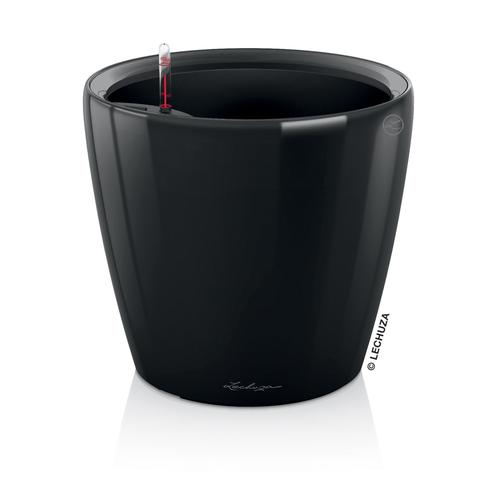 Visuel 2 du produit Pot à réserve d'eau Classico coloris noir en plastique - Ø 22 x 20 cm