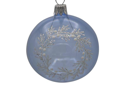 Visuel 1 du produit Suspension décorative boule Nordique coloris transparent en verre - Ø 7 cm