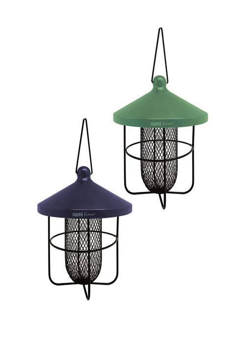 Visuel 1 du produit Mangeoire pour oiseaux du ciel en métal Hami form Luzio - 19 x 19 x 24 cm