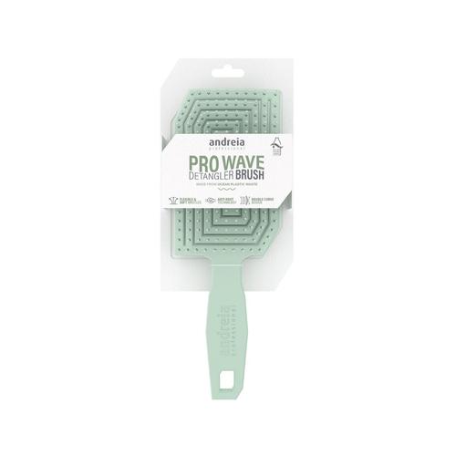 Visuel 1 du produit Brosse démêlante verte pour les cheveux Pro wave Andreia