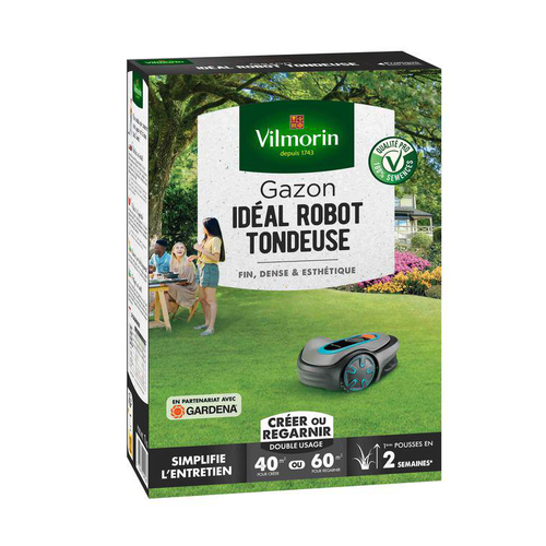 Visuel 1 du produit Gazon idéal robot tondeuse Vilmorin - Boîte 1 kg