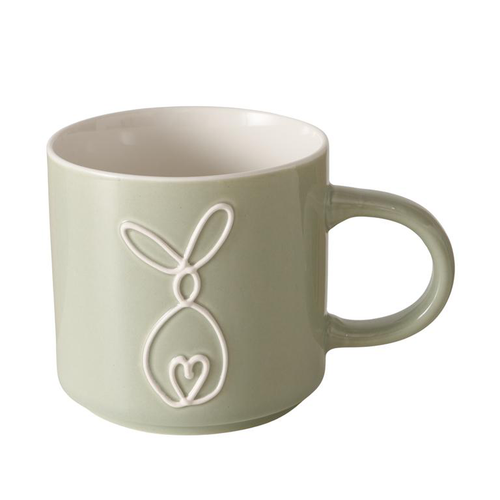 Visuel 3 du produit Mug en new bone coloré avec motif animal Frieda - Ø 9,3 x H 8,9 cm