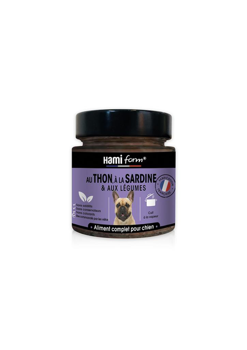Visuel 1 du produit Pâtée pour chien adulte "Les cuisinés" Hamiform au thon & aux légumes - 250 g
