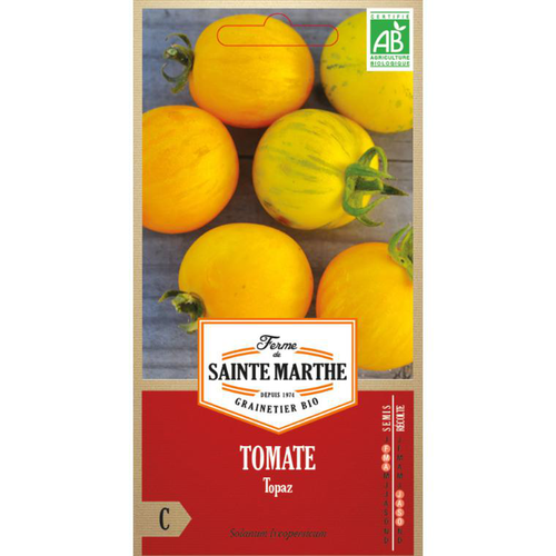 Visuel 1 du produit Graines de Tomate Topaz bio Ferme de Sainte Marthe - graines à semer