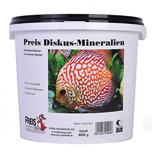 Visuel 1 du produit Sel minéral pour Discus, spécification 6kg - PREIS AQUARISTIK, Mineral Discus