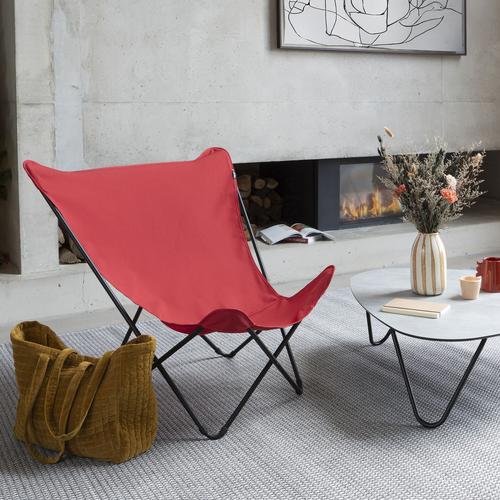 Visuel 4 du produit Fauteuil acier et toile polyester garance Pop Up XL air - 91 x 83 x 87 cm