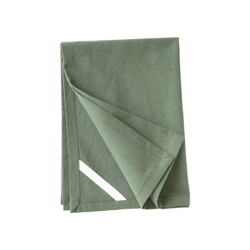 Visuel 1 du produit Torchon uni vert en coton - 50 x 70 cm
