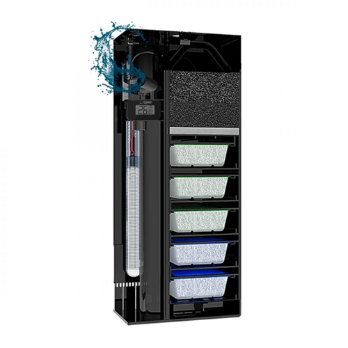 Visuel 3 du produit Aquarium tout équipé noir, CIANO Emotions Pro 150 - 300L