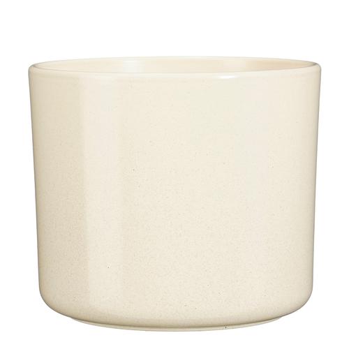 Visuel 1 du produit Pot rond coloris beige en céramique Fedor Mica Decorations - 25,5 x Ø 28 cm