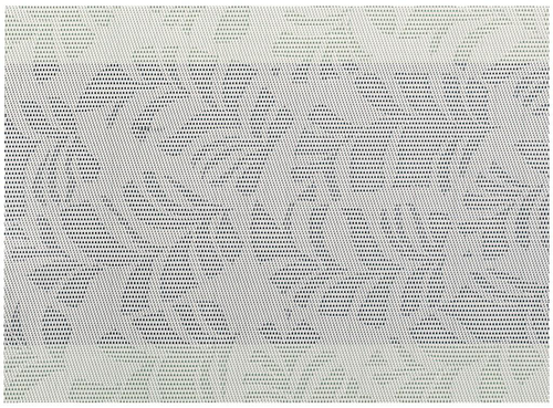 Visuel 1 du produit Set de table Hoja coloris bleu en polyester - 33 x 45 cm