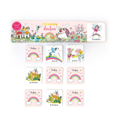 Visuel 1 du produit Mon memory des fées multicolore Editions Cartes d’Art - 24.5 cm