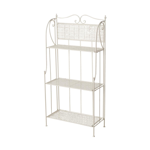 Visuel 1 du produit Étagère en fer blanc 4 tablettes Marisa - 59,6 x 29,2 x 120 cm