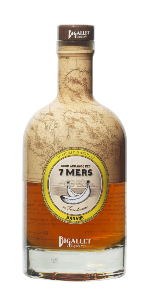 Visuel 1 du produit Punch au rhum banane Bigallet - 70 cl