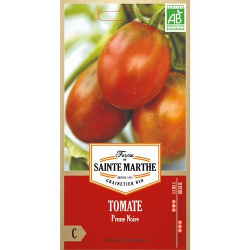 Visuel 1 du produit Graines de Tomate prune noire bio Ferme de Sainte Marthe - graines à semer