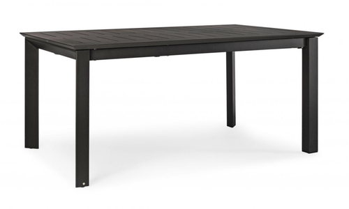 Visuel 6 du produit Table de jardin extensible anthracite BIZZOTTO konnor - 160/240x100cm