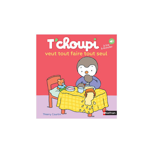Visuel 1 du produit Le livre " T'choupi veut tout faire tout seul " aux Éditions Nathan