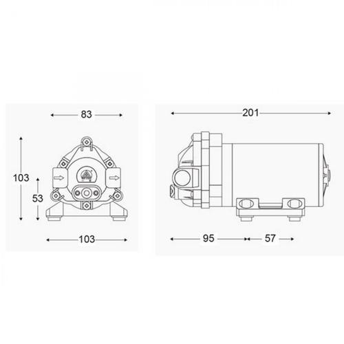 Visuel 3 du produit Pompe booster osmoseur 100GPD - PRIME AQUATIC