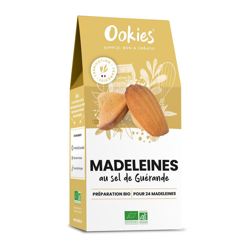 Visuel 1 du produit Madeleines au sel de Guérande Ookies - 300 g