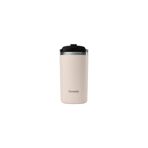Visuel 1 du produit Mug de voyage isotherme Travel Mug en inox coloris beige sable Qwetch - 350 ml