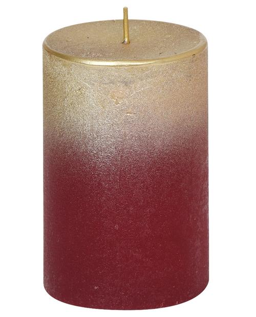 Visuel 1 du produit Bougie cylindrique rouge Foggy - Ø 6,8 x H 10 cm