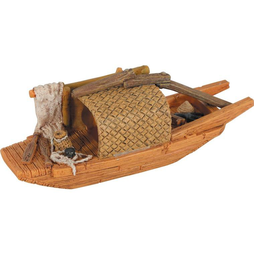 Visuel 1 du produit Décoration pour aquarium en résine coloris marron Zolux pagode Asie modèle 2 trous – Taille S