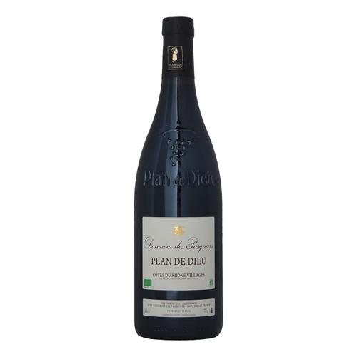 Visuel 1 du produit Vin rouge Côtes du Rhône Villages AOC Plan-de-Dieu bio - 75 cl