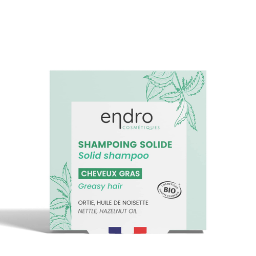 Visuel 1 du produit Shampooing solide bio pour cheveux gras Endro Le sentier vert - 100 g