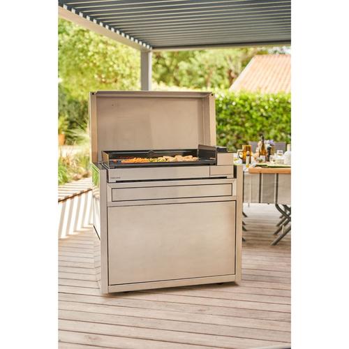 Visuel 4 du produit Capot plancha Forge Adour en acier inox pour chariot Premium 75