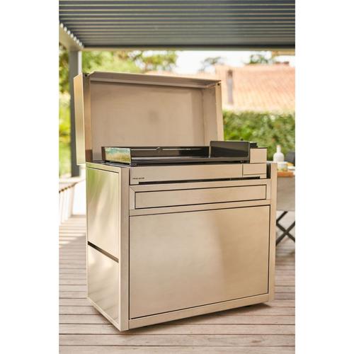 Visuel 2 du produit Chariot premium fermé en inox 75 Forge Adour - 189,5 x 55,6 x 104,2 cm