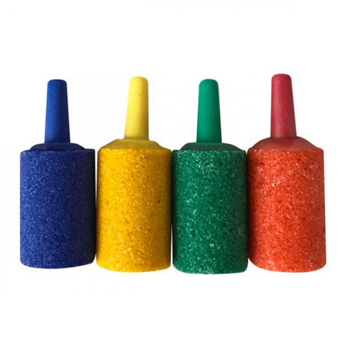 Visuel 2 du produit Diffuseur à air cylindrique coloré, AQUA NOVA - 2.5x1.5cm, lot de 4