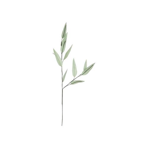 Visuel 2 du produit Feuilles d’eucalyptus en métal et papier vert - 51 cm
