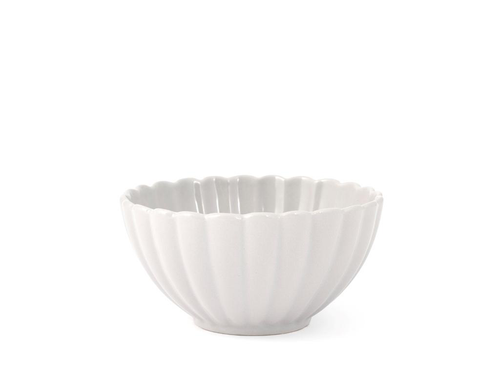 Visuel 1 du produit Bol en grès blanc Lotus - Ø 14 cm