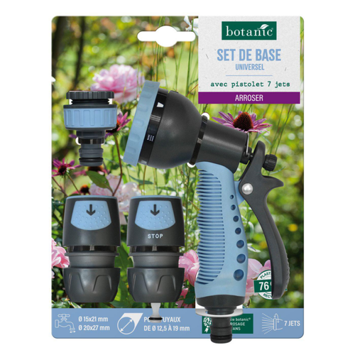 Visuel 1 du produit Set de base universelle botanic® avec pistolet 7 jets