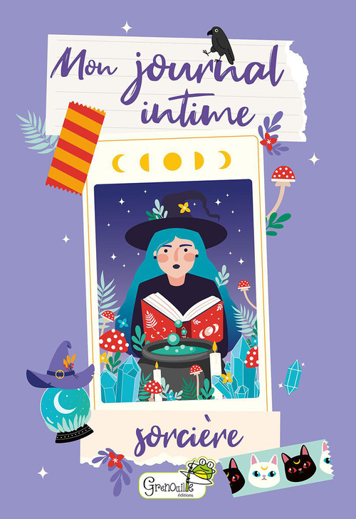Visuel 1 du produit Livre pour enfants "Mon journal intime sorcière" Artemis