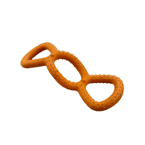 Visuel 4 du produit Jouet pour chien en caoutchouc naturel et Nike Grind coloris orange tug à mâcher Max Fusion - Taille XL