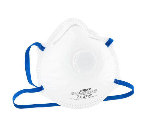 Visuel 1 du produit Masque FFP2 avec valve blanc - Lot de 10