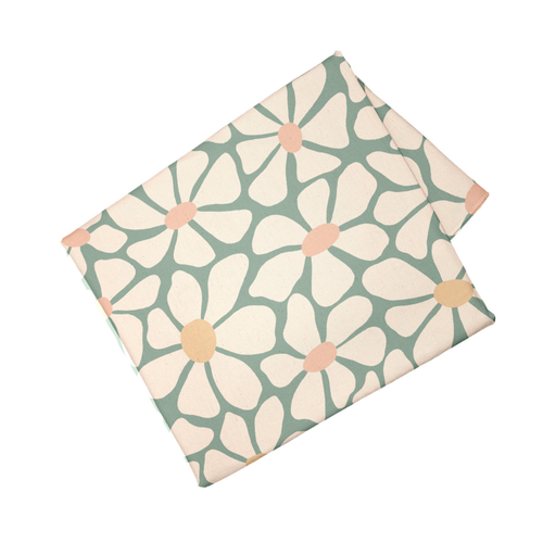 Visuel 1 du produit Nappe décorative coloris multicolore en coton April - 250 x 250 cm