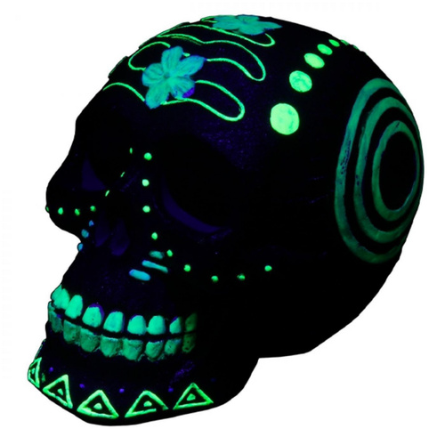 Visuel 2 du produit Décoration aquarium Dia De los Muertos en résine, AQUA DELLA - 16,7x11,7x13,2cm